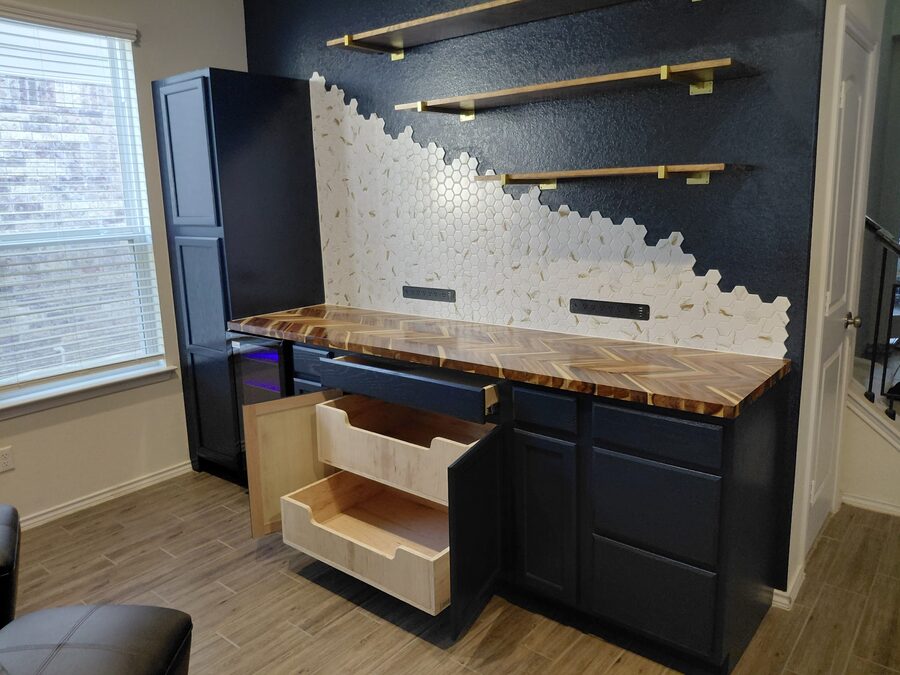 Kitchen remodel — backsplash and counters
